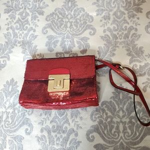 Aldo Purse with Red Sparkle